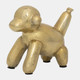 17718#5"l Metal Balloon Monkey, Gold