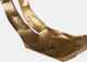 17751-01#Metal, S/2, 14/16" Hammered Decorative Rings, Gold