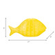 17841-02#Cer,17",zigzag Scaled Fish,yellow