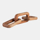 17785#Wood,17", Triple Link Chain,brown