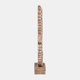 17667-02#Wood, 13"h Seahorse, Rustic White