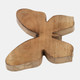 17681-02#Wood, 12" Butterfly Deco, Brown
