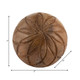 17682#Wood, 5" Textured Orb, Brown