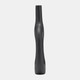 17821-01#Metal,15", Hollow Handles Vase,black