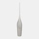 14711-03#Glass 24" Long Neck Glass Decor, Frosted White