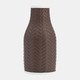 15738-04#10" Chevron Vase, Java