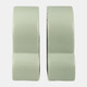 17951-02#Cer, S/2 13x10" Arches Bookends, Cucumber