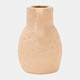 17954#Terracotta 10"h, Texture Vase