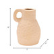 17954#Terracotta 10"h, Texture Vase