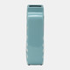 15060-04#Cer, 12"h Textured Vase, Aqua