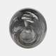 17980-01#Glass, 13"h Swirl Vase, Black