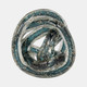 18010-02#Glass, 4" Knot Blue