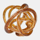 18010-03#Glass, 6" Knot Amber