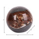 18011-03#Glass, 4" Orb Grey/brown