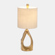 50786#Resin 21" Organic Table Lamp, Gold