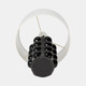 51263#Ceramic 22" Bubble Table Lamp, Black