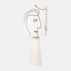 50826#Resin 34" Modern Pillar Table Lamp, White
