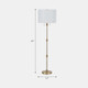 50832#Glass 61" Chain Pull Floor Lamp, Gold
