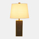 51200#S/2 Resin 24" Table Lamp, Gray/gold