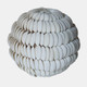 18041-02#5" Shell Orb, White