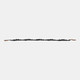 18060-01#Wood, 84x2 Hex & Round Bead Garland, Black