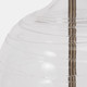 51241#Glass 50" Bottle Table Lamp, Clear