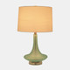 51248#Glass 26"  Table Lamp, Green