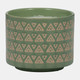 80222#5" 15oz Aztec Citro Candle, Green