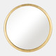 18117#47x47,  Gold Circle Mirror