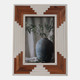 18119-01#Resin, 4x6 Cascading Wood Photo Frame, White