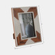 18119-01#Resin, 4x6 Cascading Wood Photo Frame, White
