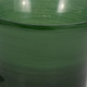 18157-01#Glass, 15" 5th Ave Vase On Stand, Green/gold