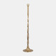 18203-03#Metal, 36" Twisted Floor Taper Candleholder, Gold