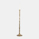 18203-03#Metal, 36" Twisted Floor Taper Candleholder, Gold