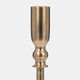 18191-02#Metal, 12" Traditional Taper Candleholder, Gold