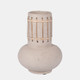 18231-01#Ecomix, 10" Top Weave Nomad Vase, Ivory