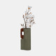 18233-02#Ecomix, 17" Vase With Handles, Sage Green