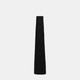 18242-04#Metal, 35" Ribbed Floor Vase, Black