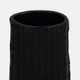 18242-05#Metal, 48" Ribbed Floor Vase, Black