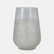 18258-01#Glass, 10" Sugar Vase, Clear