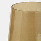18268-01#Glass, 8" Luster Vase, Gold