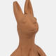 18289-01#Terracotta, 7" Namaste Yoga Bunny, Natural