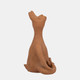 18289-02#Terracotta, 9" Om Yoga Bunny, Natural