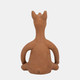 18289-02#Terracotta, 9" Om Yoga Bunny, Natural