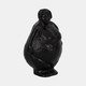 18302#Metal, 5" Full Figured Woman, Black