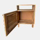 18356#24" Single Door Side Cabinet, Natural