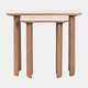 18382-02#S/2 19/21" Nested Travertine Side Tables, Kd/2bx