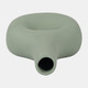 18425-04#Cer, 9" Open Cut-out Nomad Vase, Dark Sage