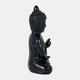 10901-02#10?, Navy Blue Ceramic Seated Buddha