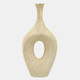 18432-04#Cer, 19" Beaded Open Cut Vase, Champ
